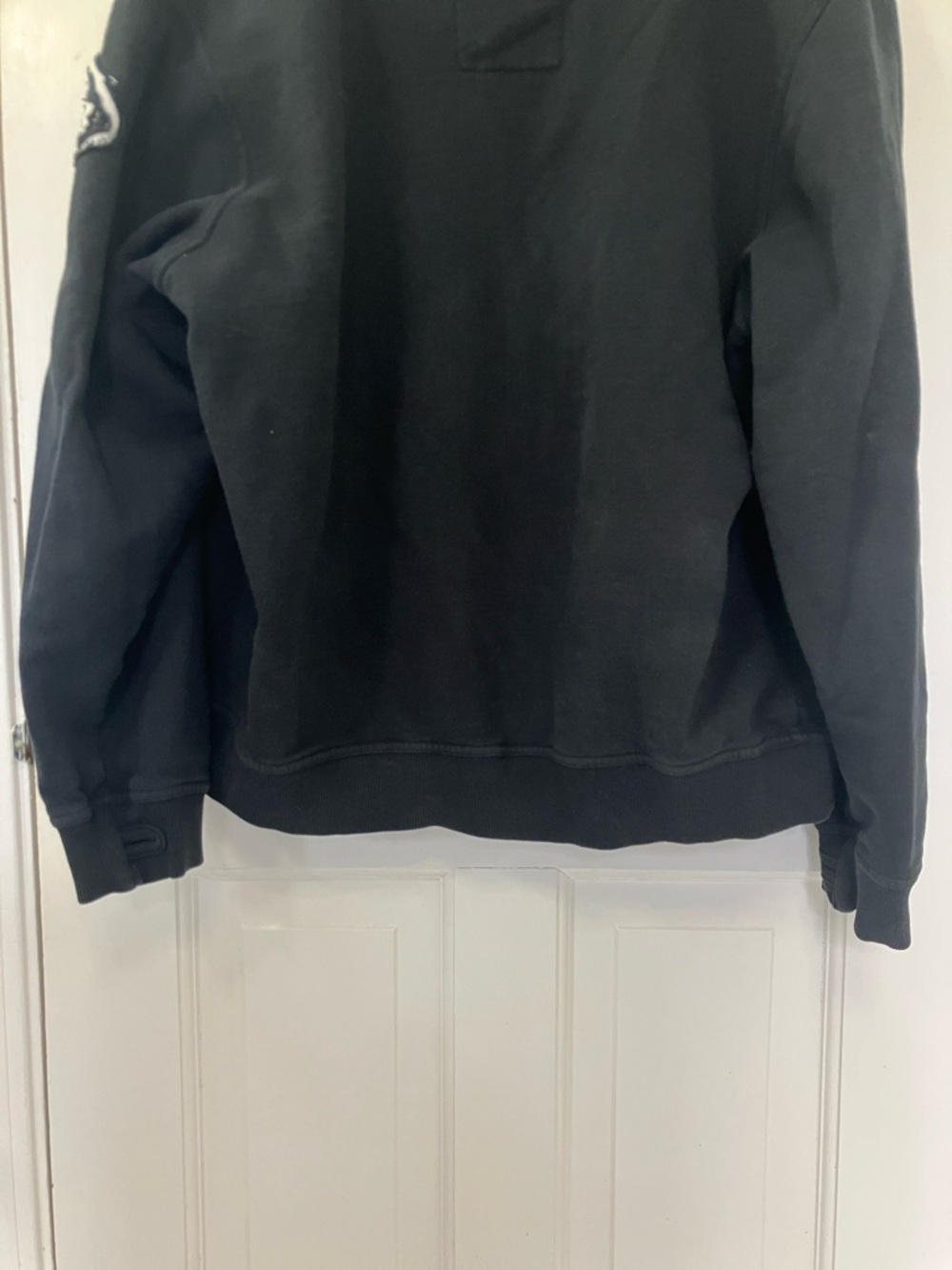 Y2K style Mojo Surf Australia Black Zip-Up Hoodie punk size Large 100% cotton - Picture 13 of 17